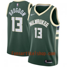 NBA Milwaukee Bucks Trikot Malcolm Brogdon 13 Nike 2017-18 Grün Swingman - Herren
